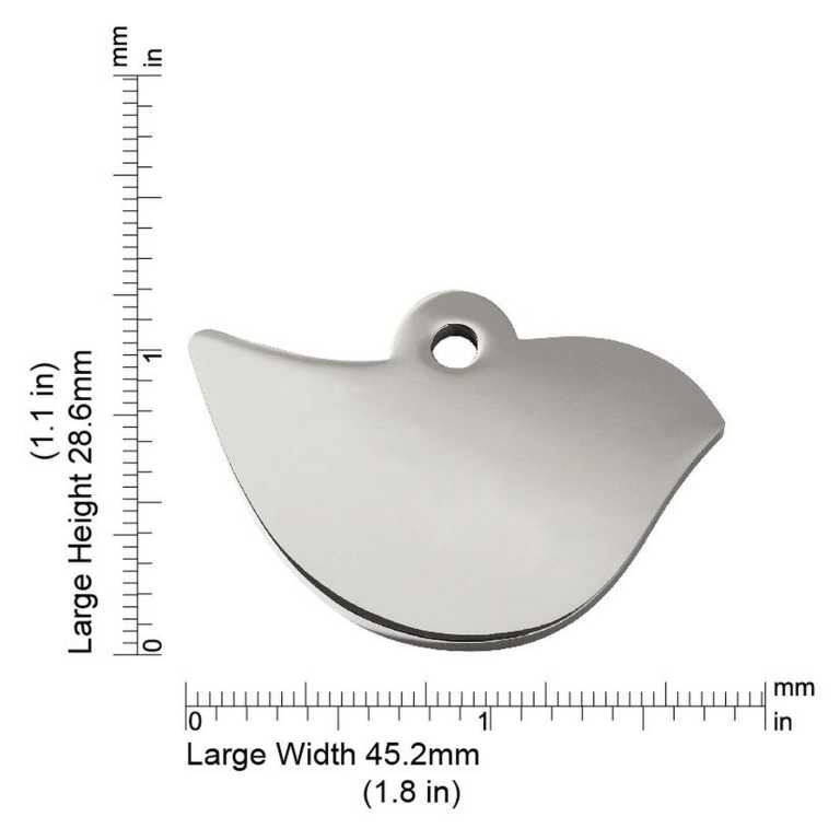 Dimensioni de la médaille Red Dingo 8BI-Large