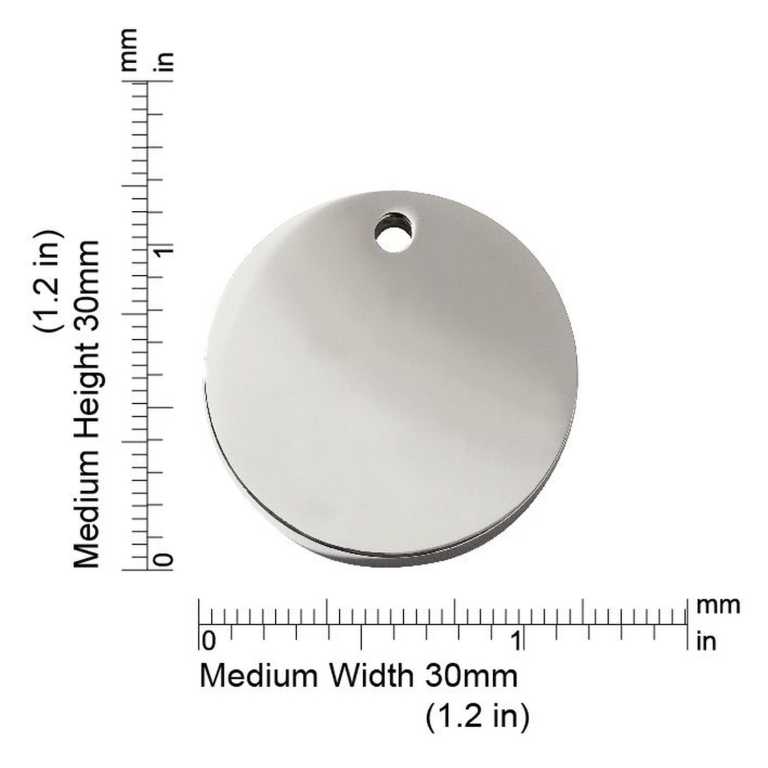 Dimensioni de la médaille Red Dingo 8CL-Medium