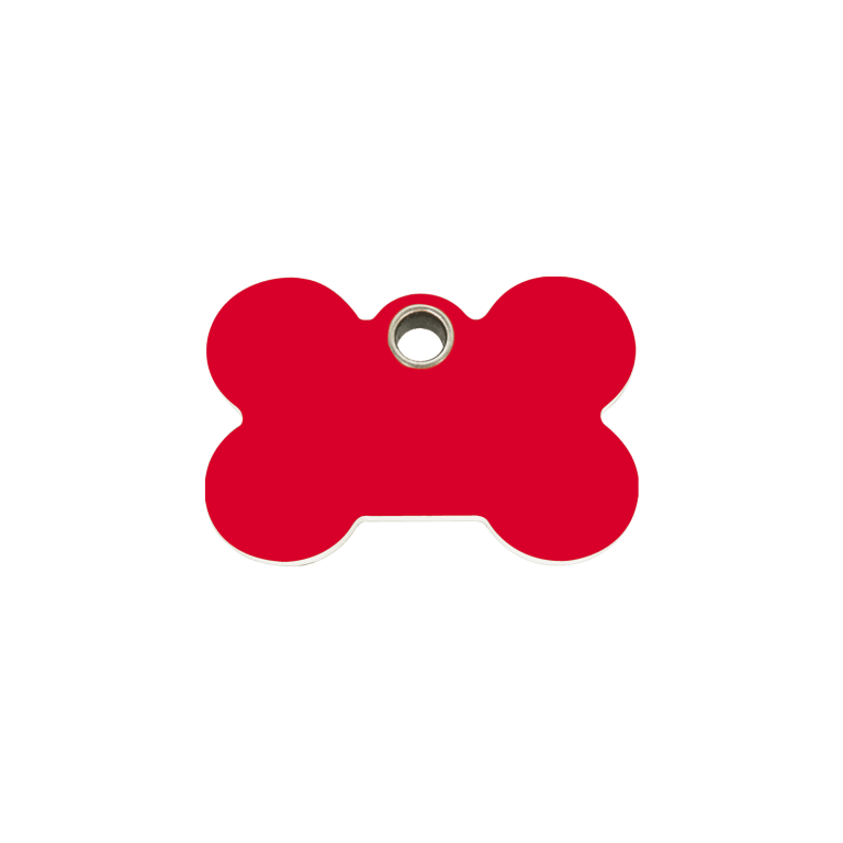 Vue avant - Médaille personnalisée Red Dingo Os Rouge S - Gravure incluse