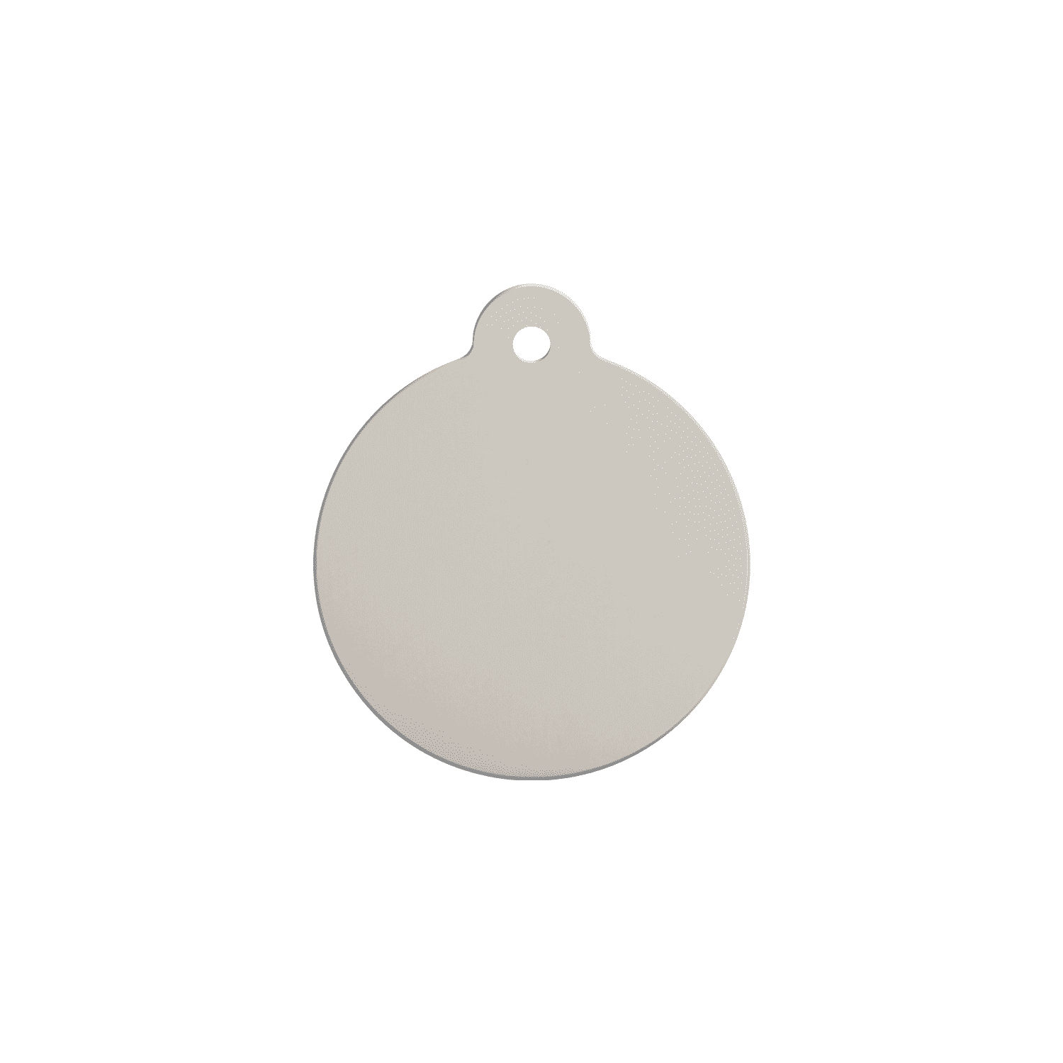 Vue arrière - Médaille personnalisée pour chien/chat Red Dingo cœur vert S 20.00mm - Gravure incluse